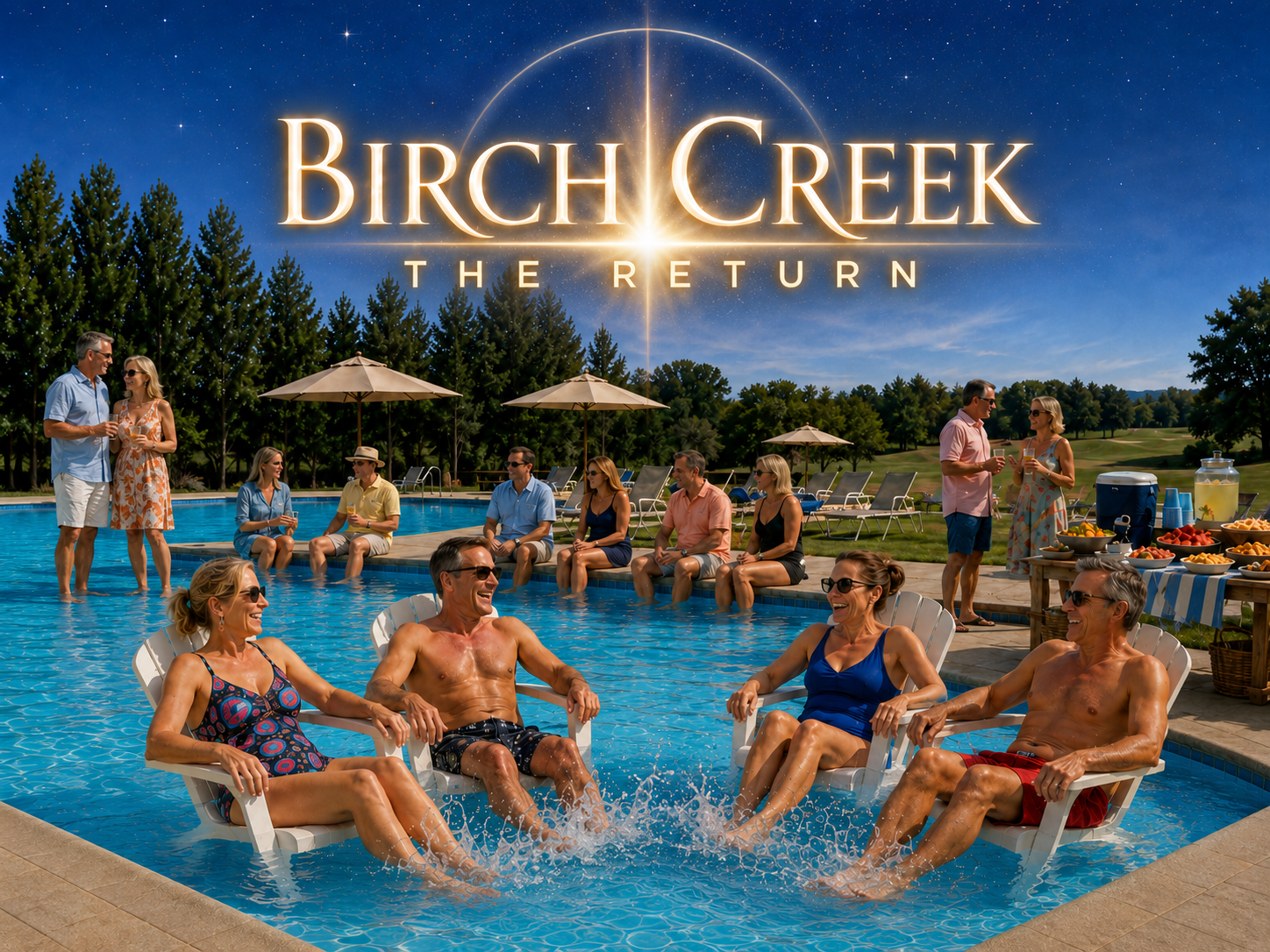 Cocoon pool party at Birch Creek Pool