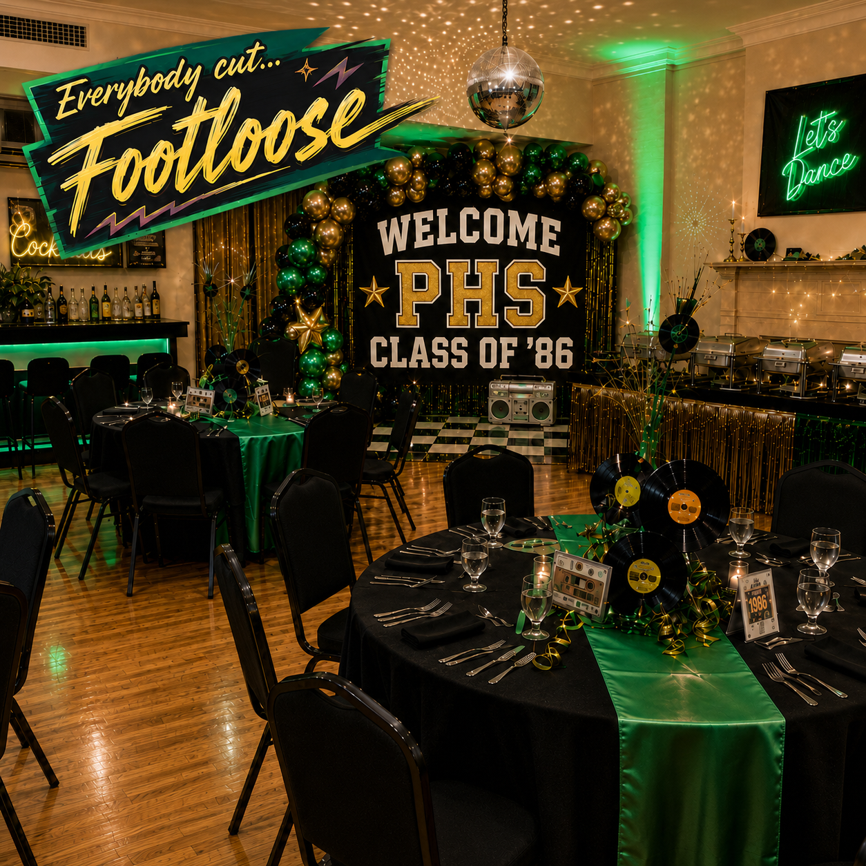 Footloose, the main reunion celebration at the Vert